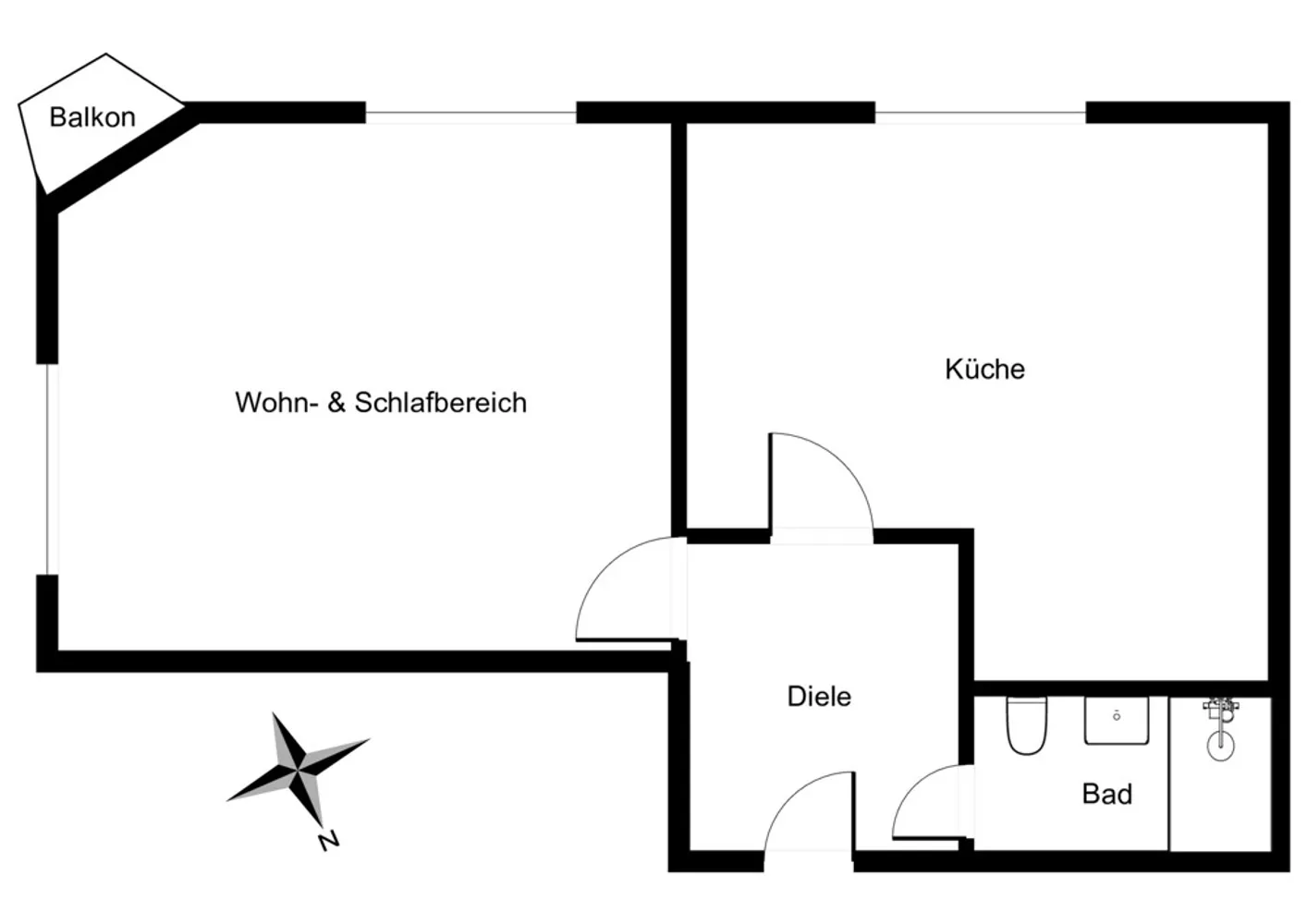 1 Zimmer Wohnung mit 49 m² in Düsseldorf – Bild 9