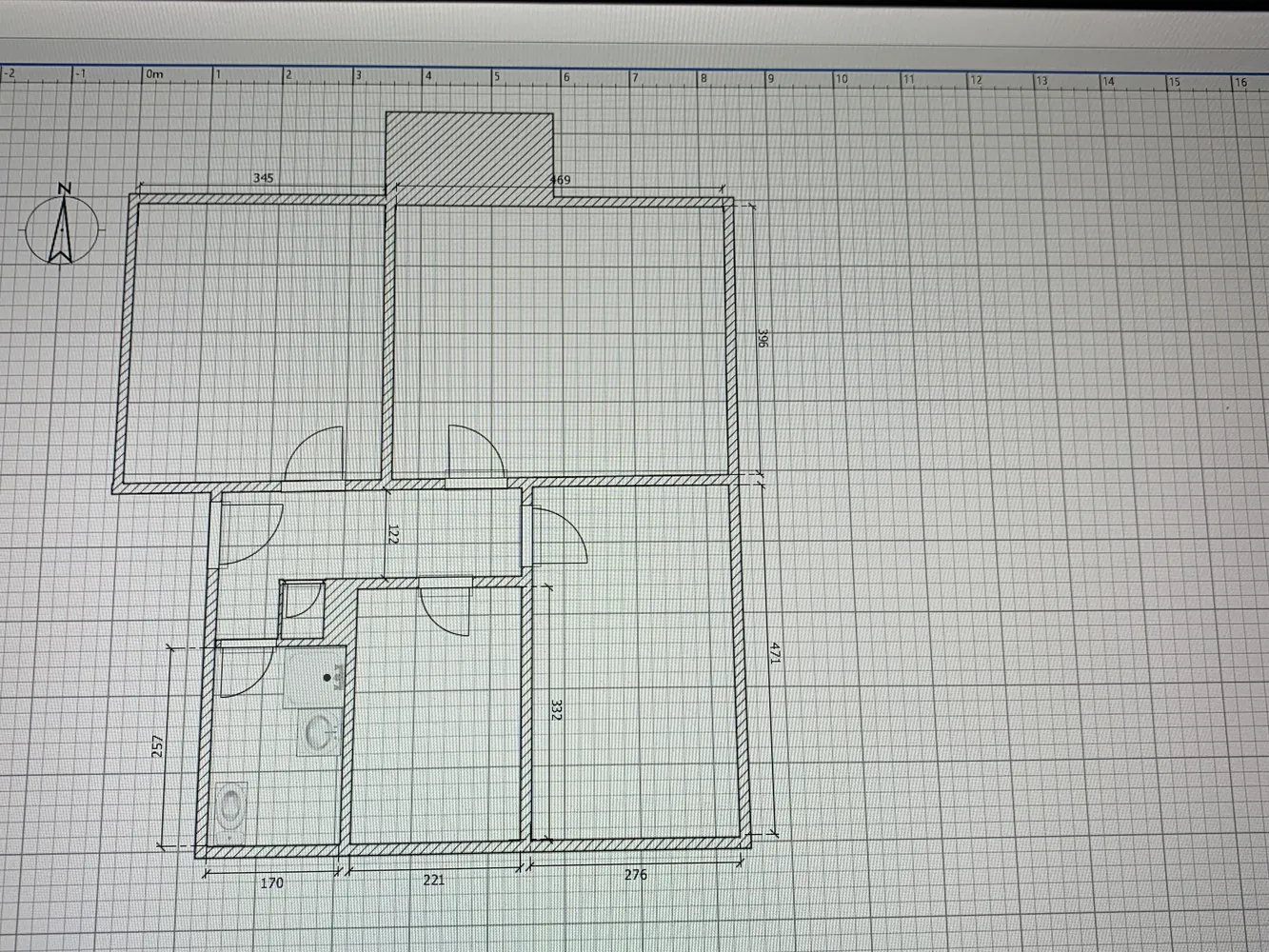 4 Zimmer Wohnung mit 64 m² in Hagen – Bild 1