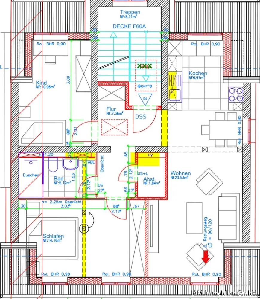 3 Zimmer Wohnung mit 70 m² in Frankfurt am Main – Bild 8