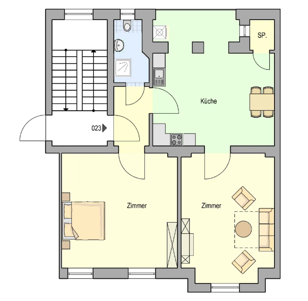2 Zimmer Wohnung mit 70 m² in Herne – Bild 2