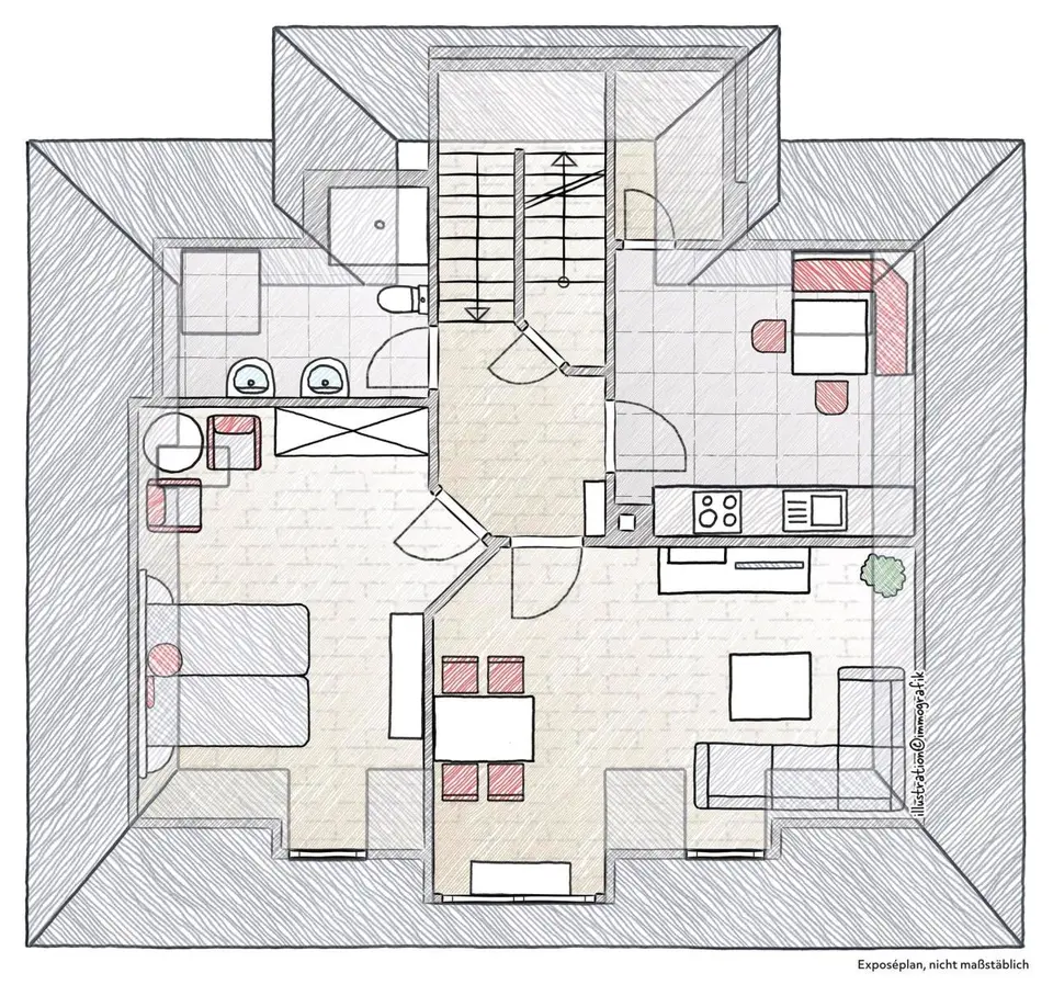 2 Zimmer Wohnung mit 53 m² in Coesfeld – Bild 5