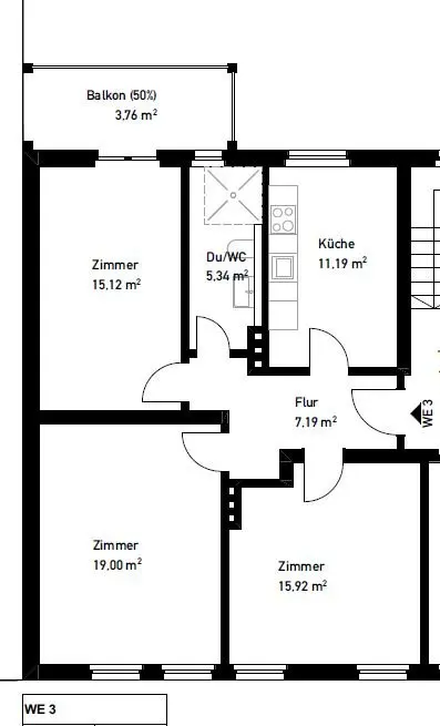 3 Zimmer Wohnung mit 90 m² in Paderborn – Bild 9