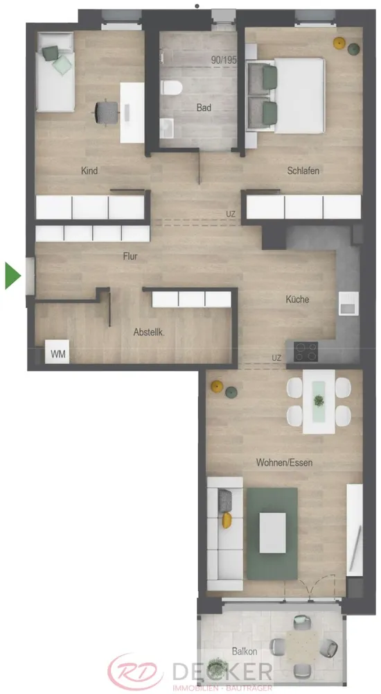 3 Zimmer Wohnung mit 90 m² in Straubing – Bild 8