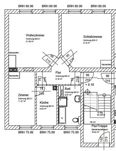 3 Zimmer Wohnung mit 76 m² in Luckenwalde – Bild 4