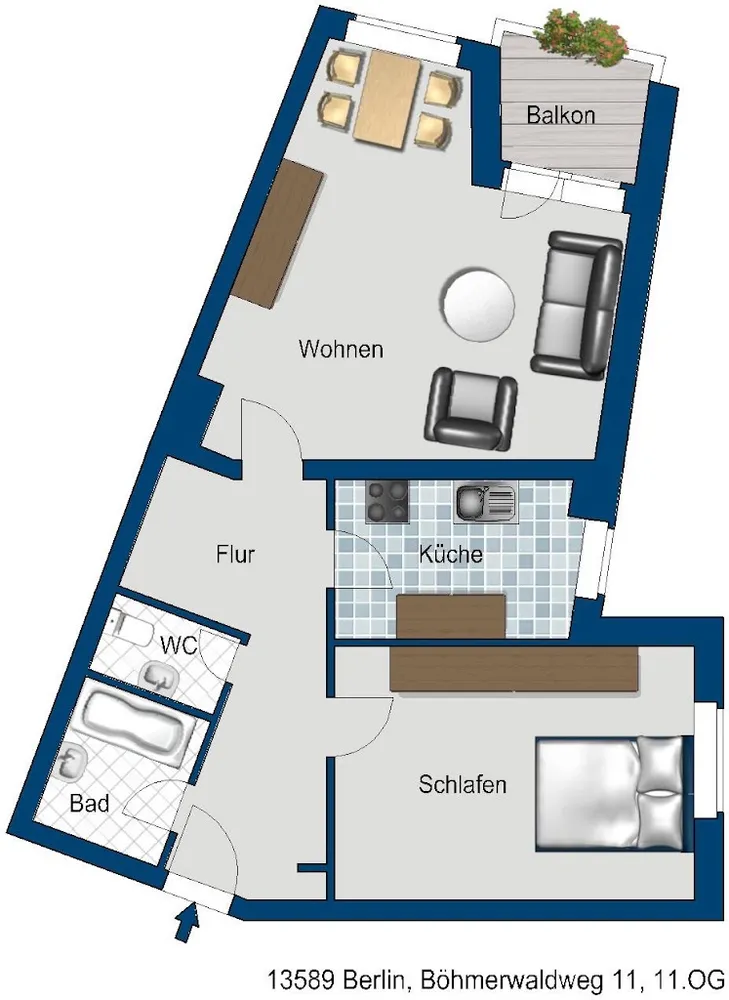 2 Zimmer Wohnung mit 69 m² in Berlin – Bild 9