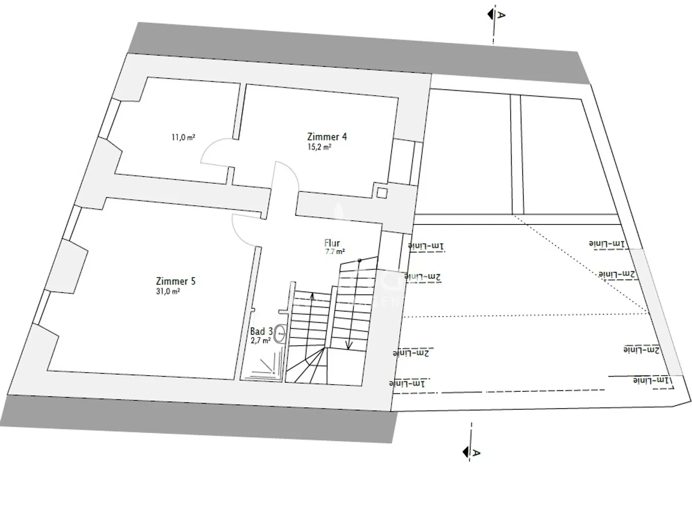 13 Zimmer Wohnung mit 249 m² in Regensburg – Bild 6