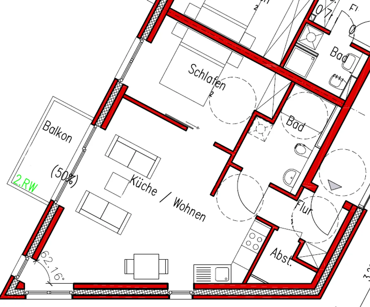 2 Zimmer Wohnung mit 57 m² in Oldenburg – Bild 7