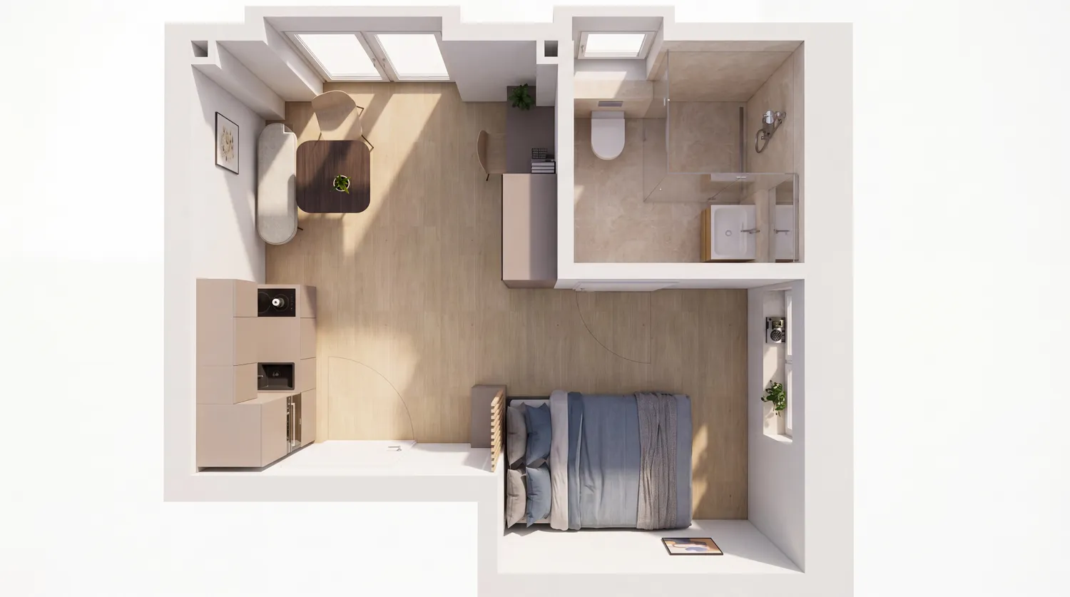 1 Zimmer Wohnung mit 29 m² in Münster – Bild 8