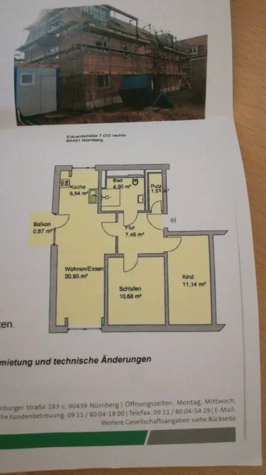 3 Zimmer Wohnung mit 64 m² in Nürnberg – Bild 5