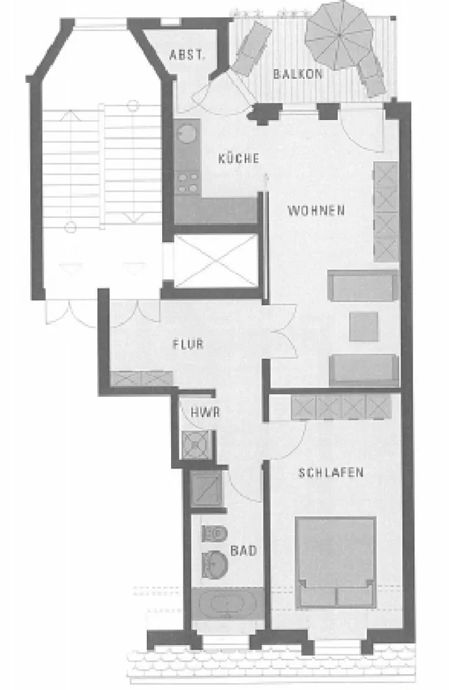 2 Zimmer Wohnung mit 65 m² in Leipzig – Bild 2
