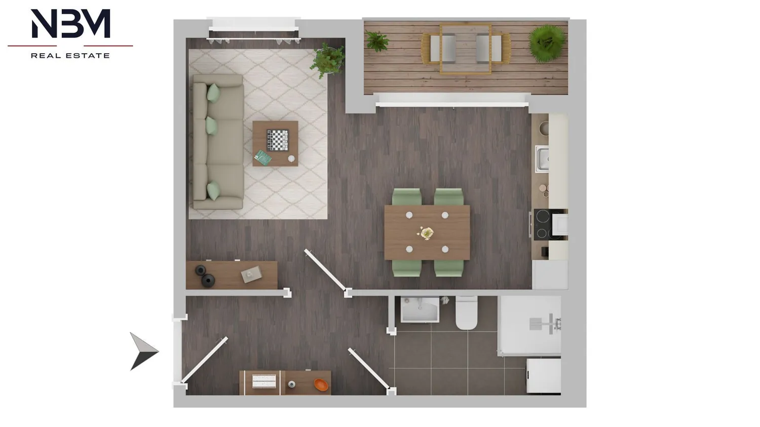 1 Zimmer Wohnung mit 32 m² in Berlin – Bild 4