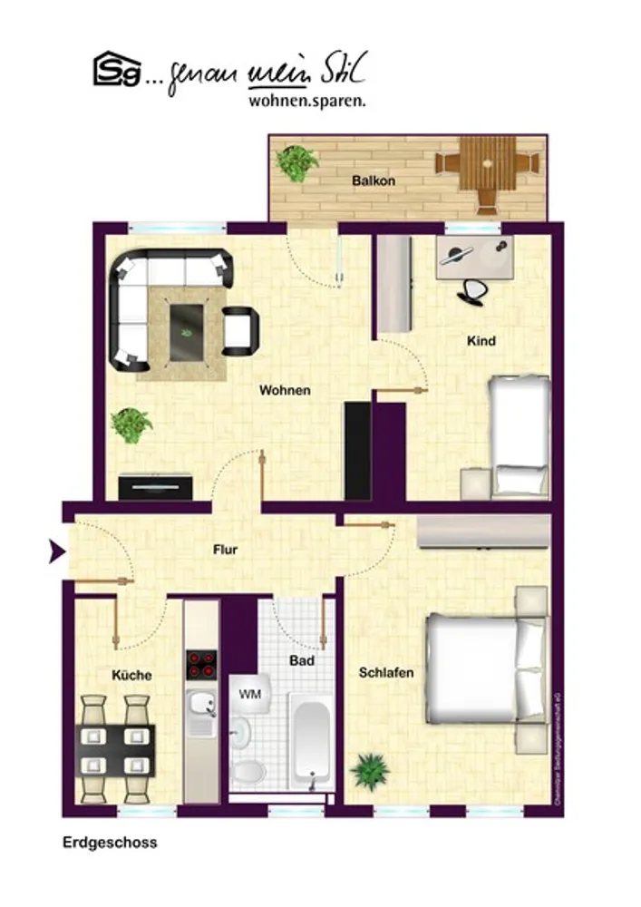 3 Zimmer Wohnung mit 65 m² in Chemnitz – Bild 9