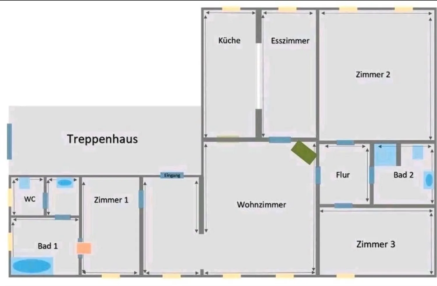 5 Zimmer Wohnung mit 145 m² in Fürstenwalde/Spree – Bild 1