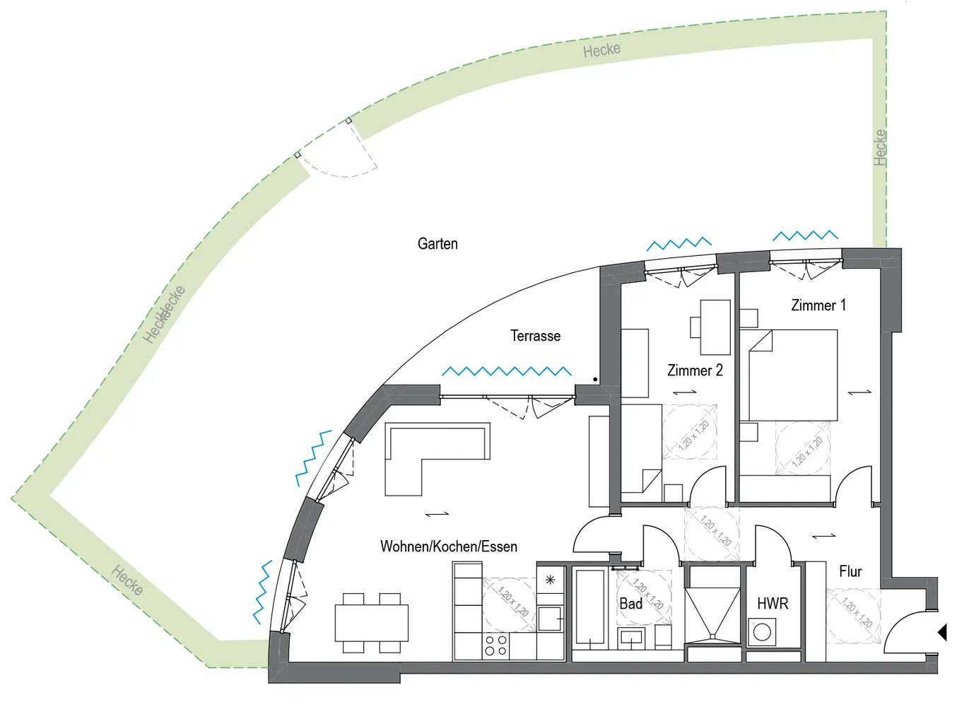 3 Zimmer Wohnung mit 90 m² in Berlin – Bild 7
