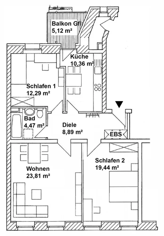 3 Zimmer Wohnung mit 82 m² in Chemnitz – Bild 9