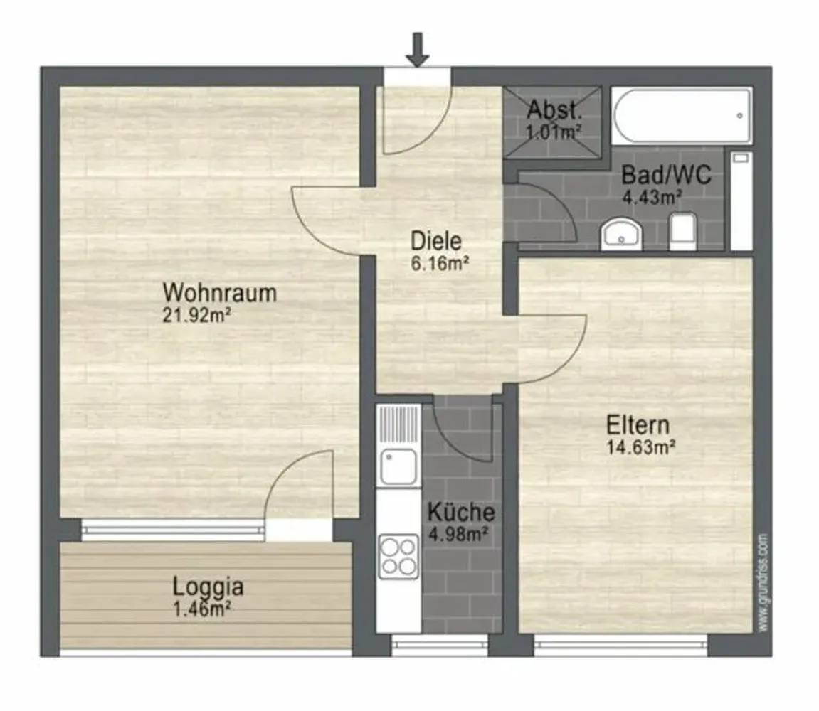 2 Zimmer Wohnung mit 58 m² in Meerbusch – Bild 8