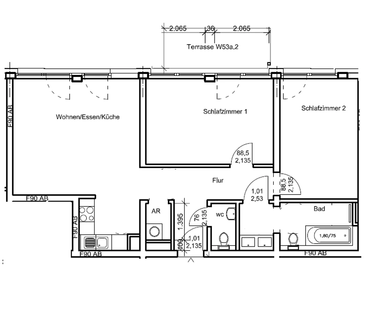 3 Zimmer Wohnung mit 94 m² in Aachen – Bild 11