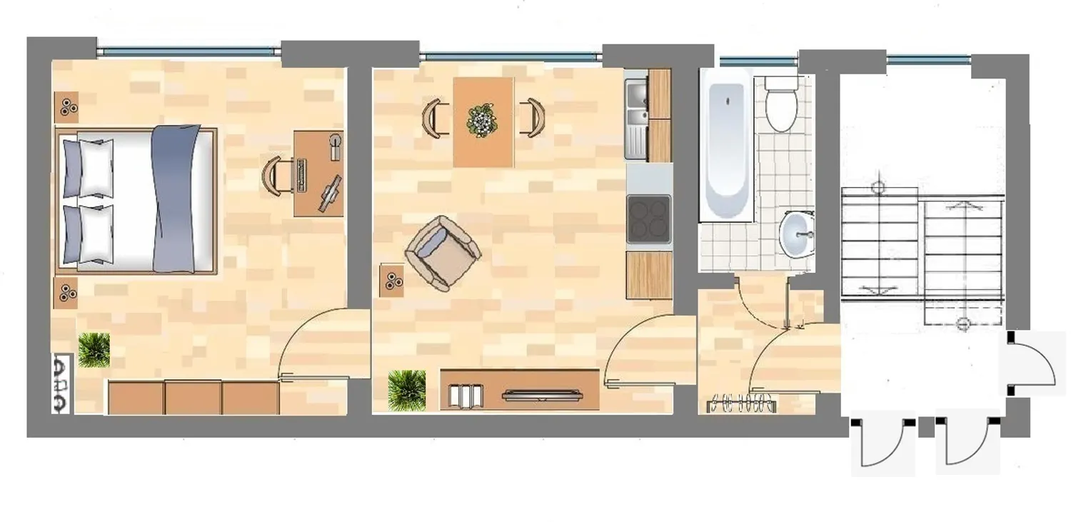 2 Zimmer Wohnung mit 38 m² in Dortmund – Bild 9