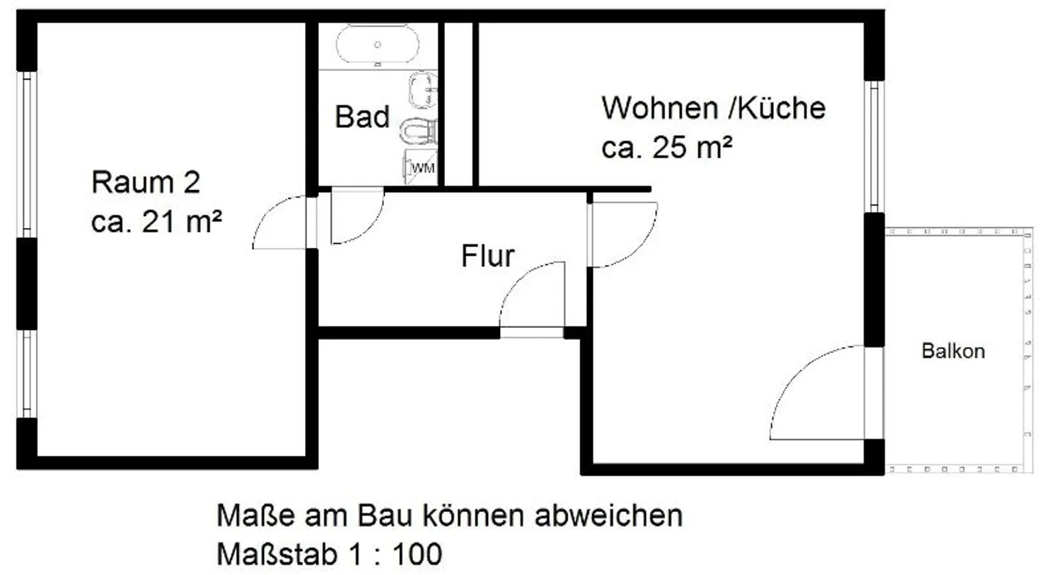 2 Zimmer Wohnung mit 59 m² in Halle (Saale) – Bild 4