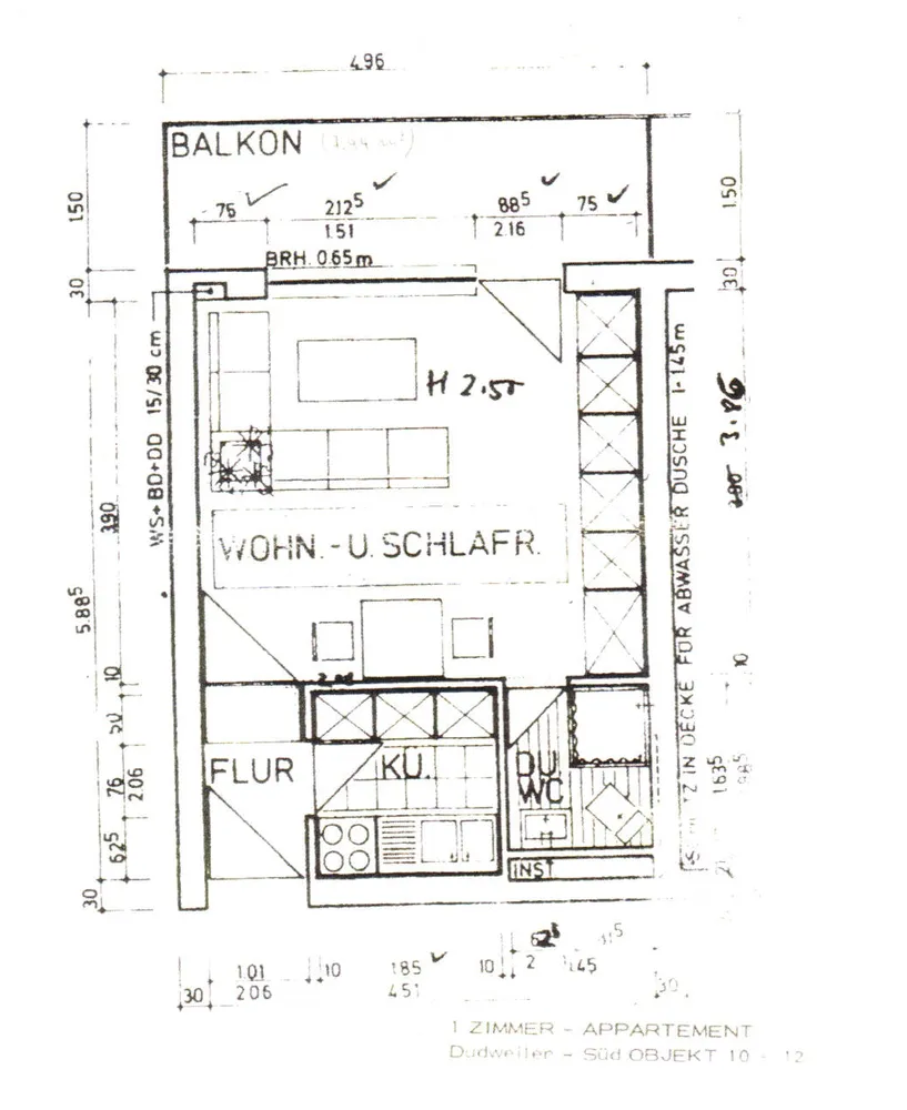 1 Zimmer Wohnung mit 31 m² in Saarbrücken – Bild 9