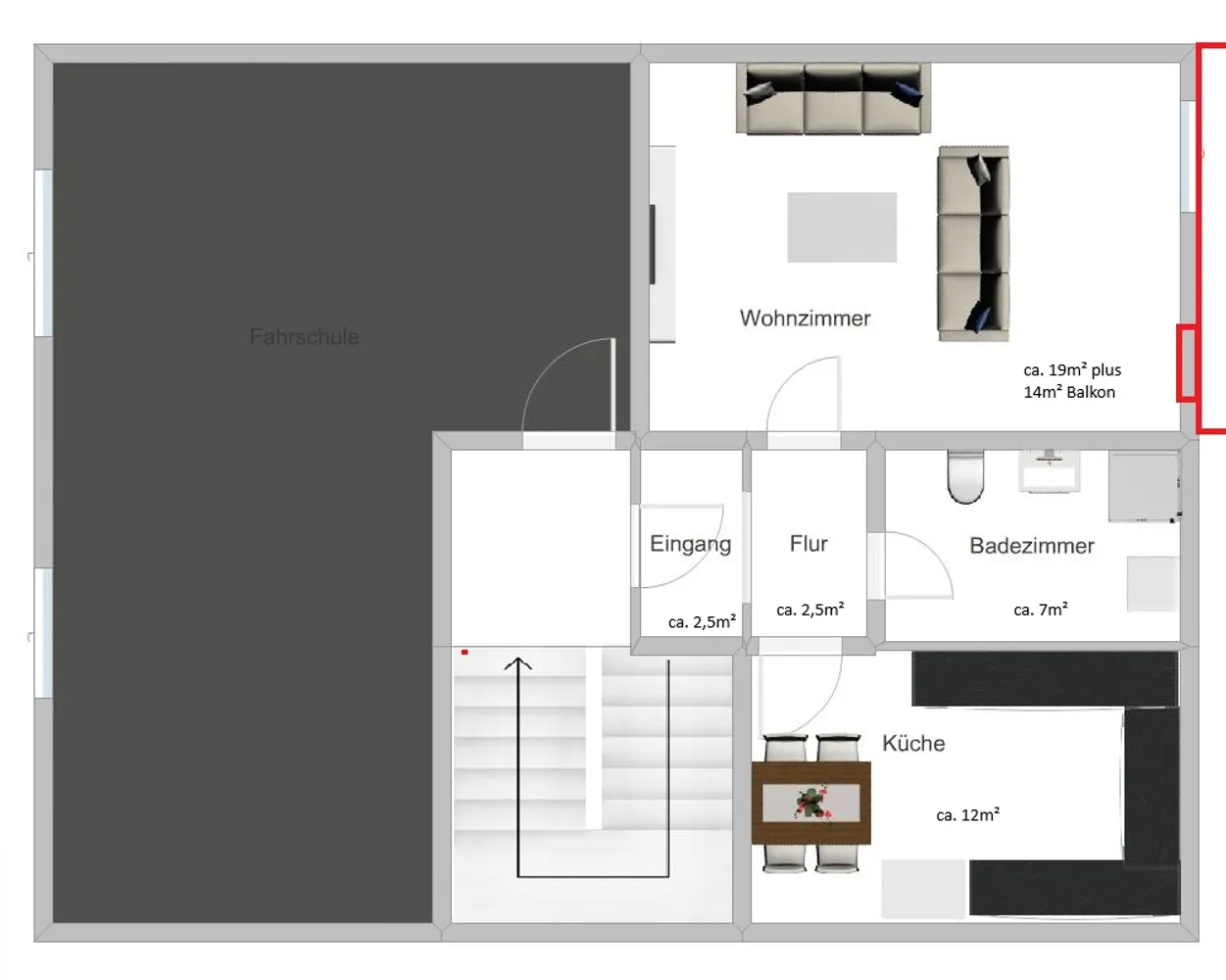 5 Zimmer Wohnung mit 157 m² in Duisburg – Bild 2