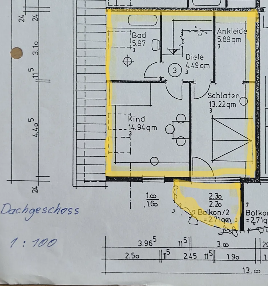 3 room apartment with 95 m² in Rodgau – Photo 2