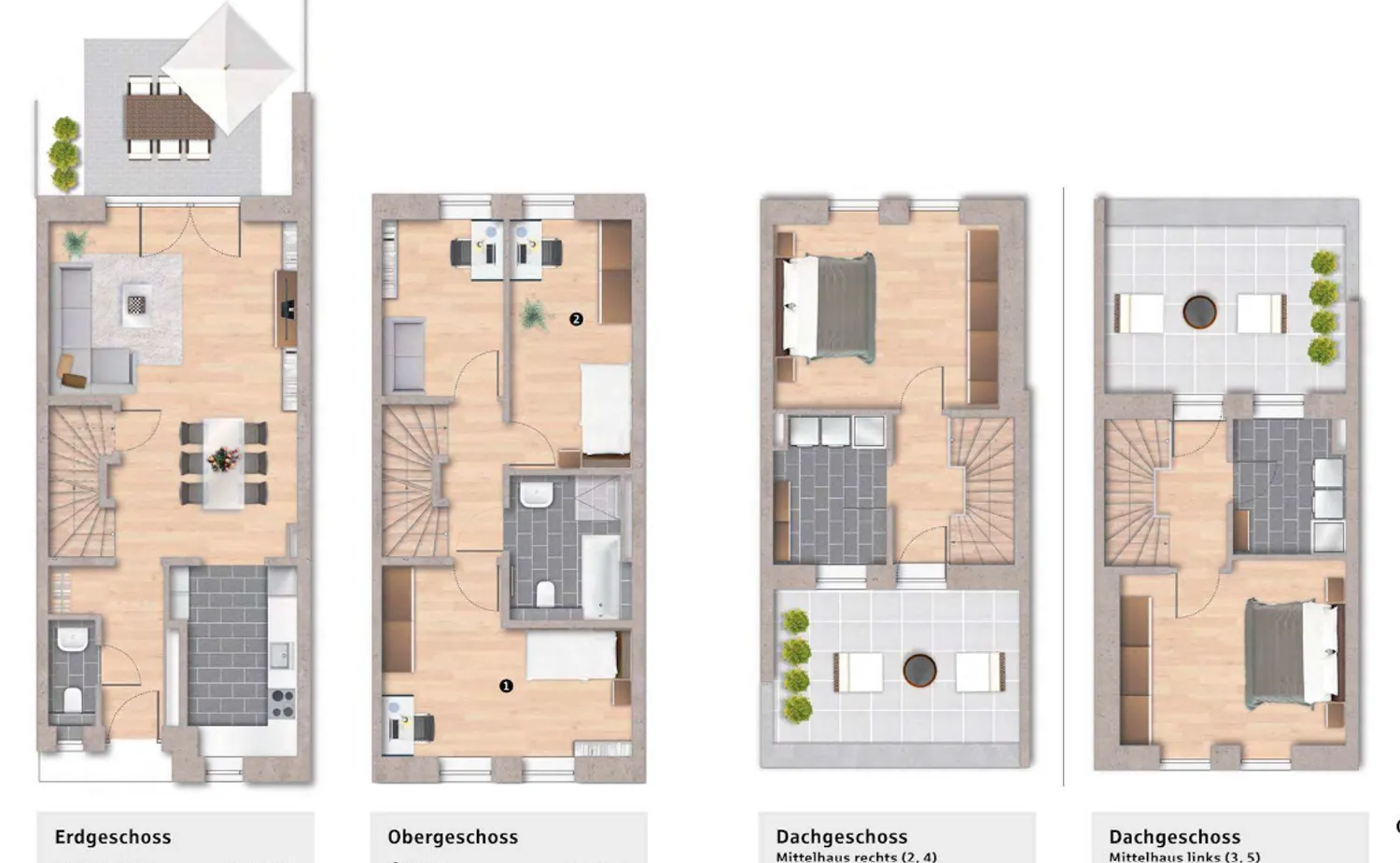5 room house with 132 m² in Münster – Photo 3