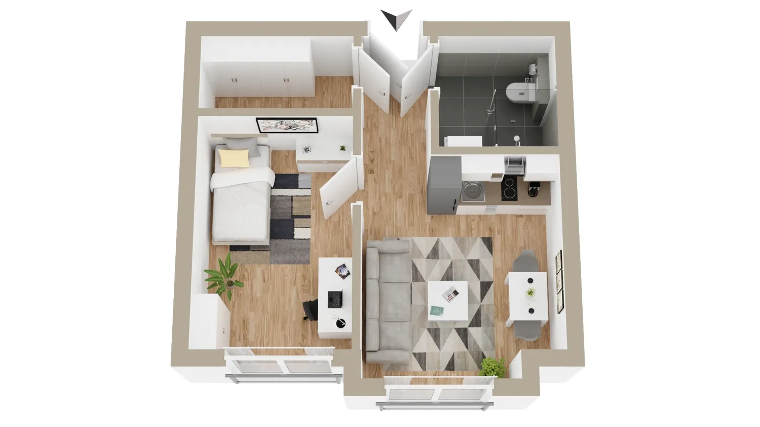 3 Zimmer Wohnung mit 37 m² in Essen – Bild 4