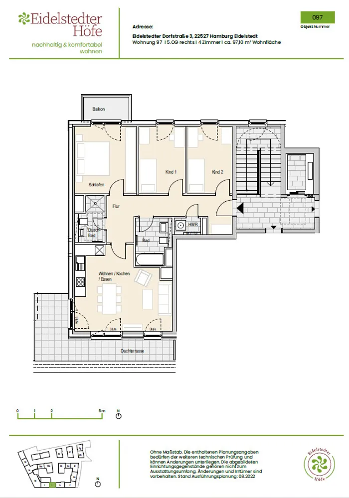 4 Zimmer Wohnung mit 98 m² in Hamburg – Bild 12