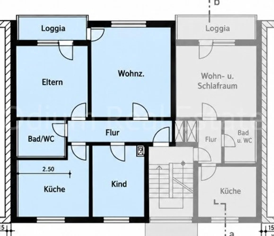 3 Zimmer Wohnung mit 80 m² in Mannheim – Bild 1