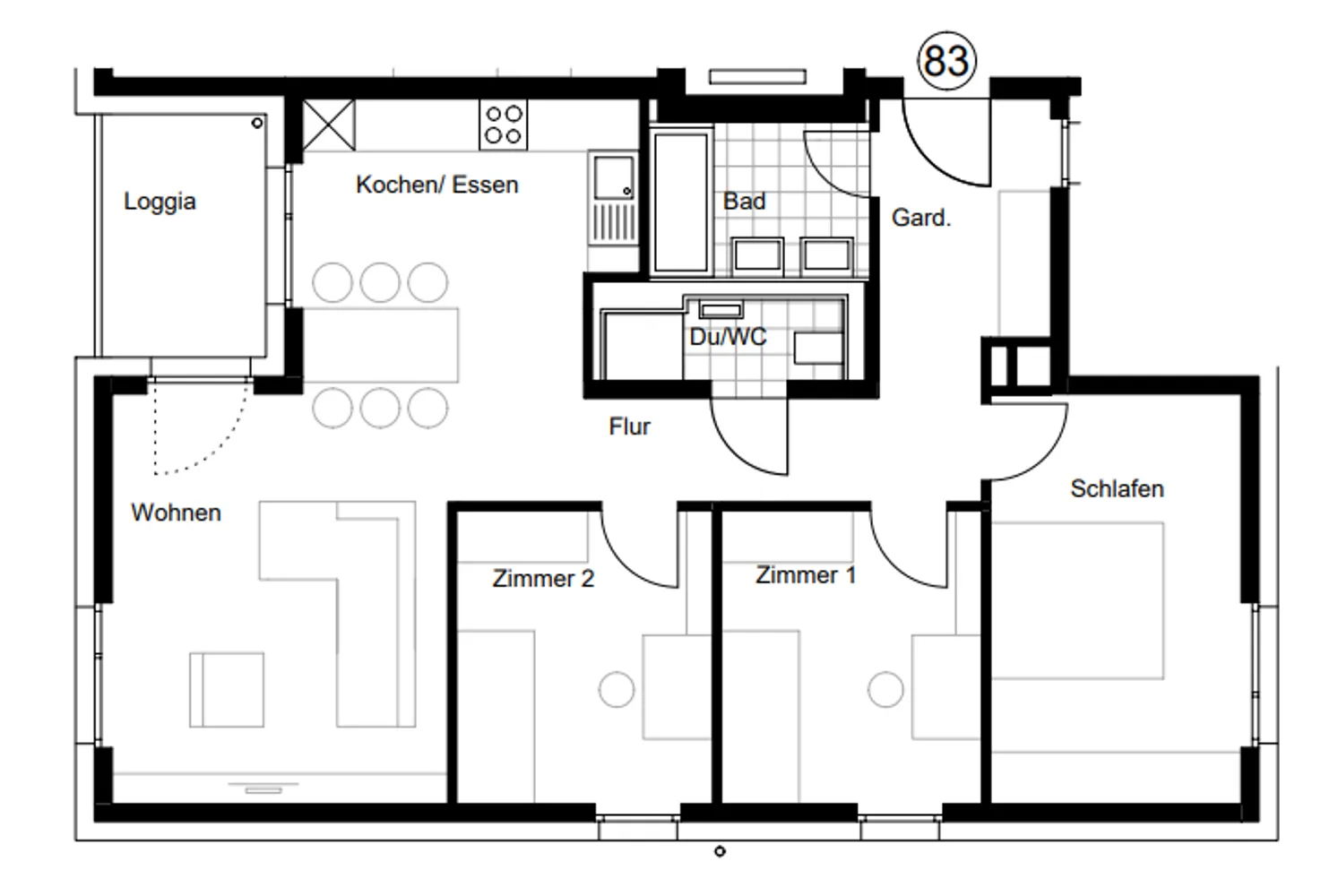 4 Zimmer Wohnung mit 88 m² in Stuttgart – Bild 7