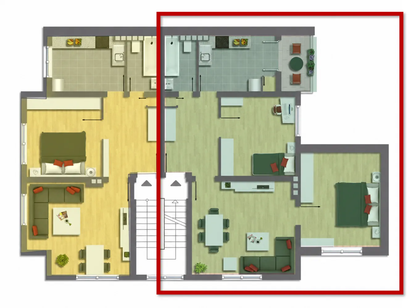 3 room apartment with 75 m² in Essen – Photo 2