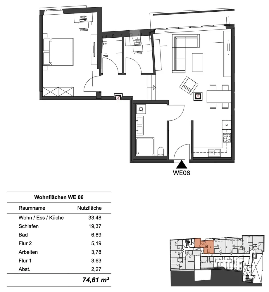 2 Zimmer Wohnung mit 75 m² in Ingolstadt – Bild 8