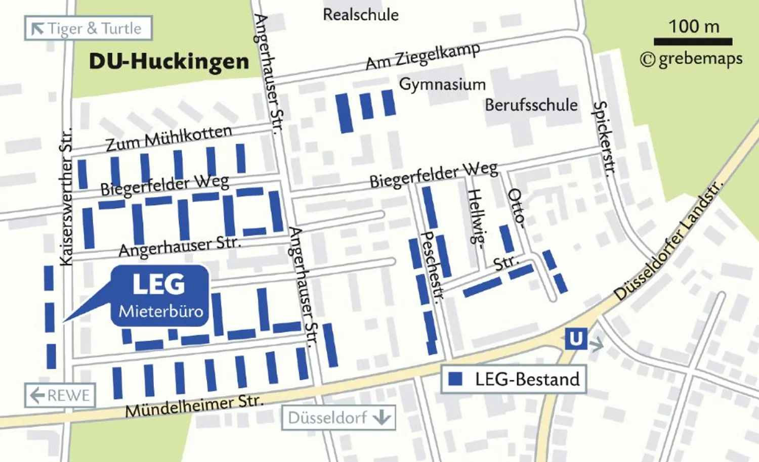 2 Zimmer Wohnung mit 56 m² in Duisburg – Bild 3