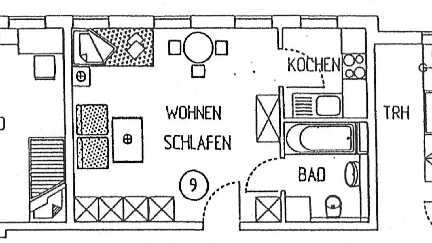 1 room apartment with 31 m² in Magdeburg – Photo 10