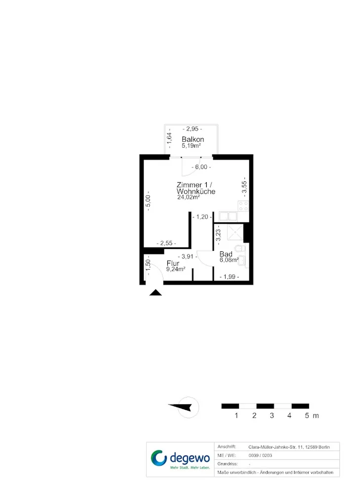 1 Zimmer Wohnung mit 42 m² in Berlin – Bild 7