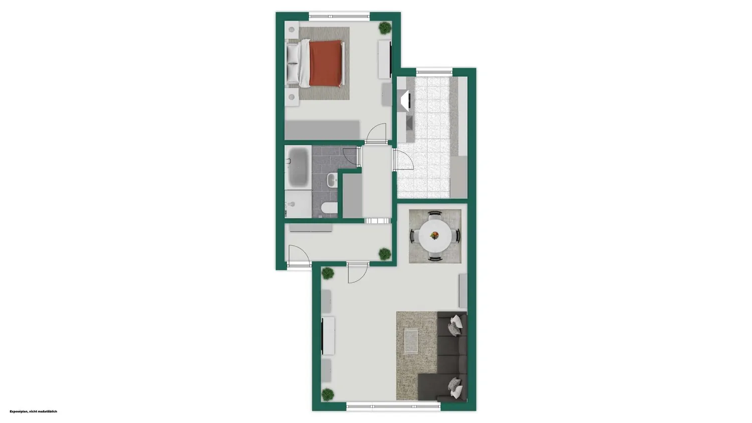 2 Zimmer Wohnung mit 70 m² in Bochum – Bild 6