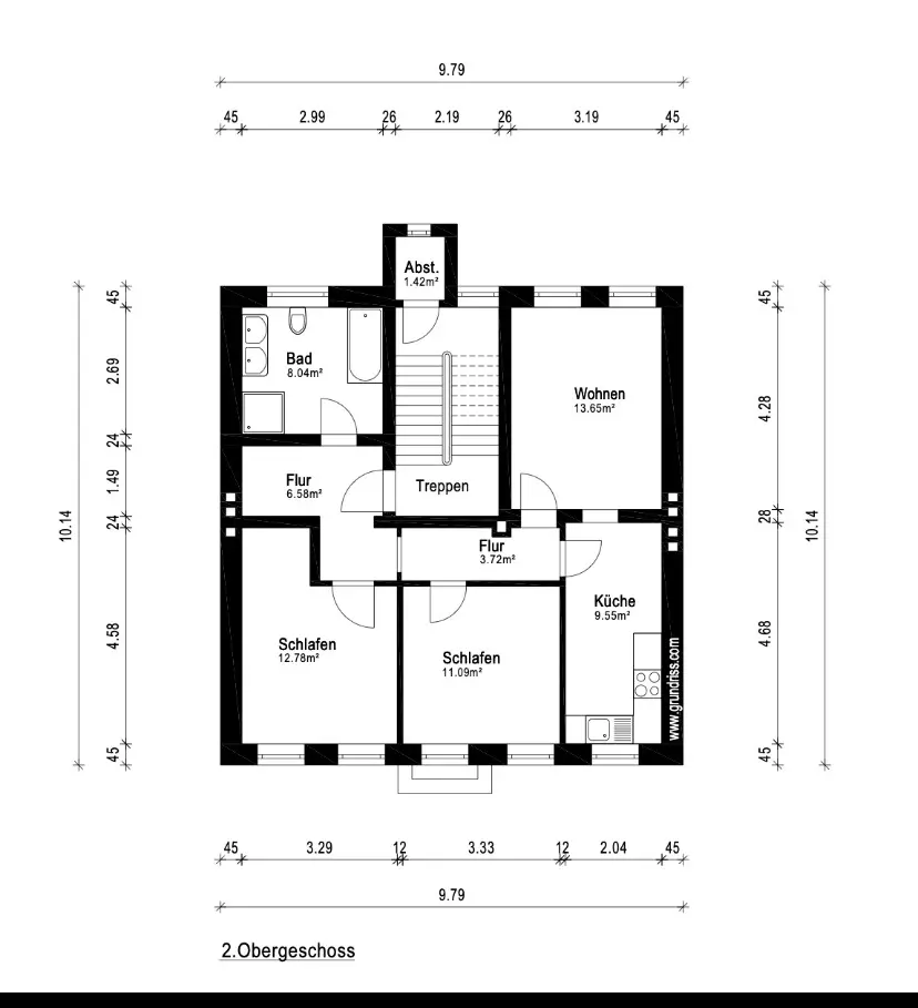 3 Zimmer Wohnung mit 66 m² in Hof – Bild 5