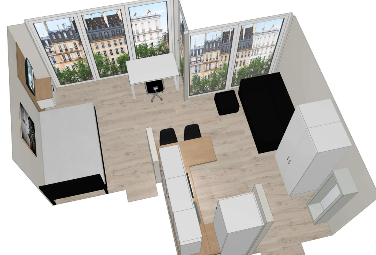 1 Zimmer Wohnung mit 34 m² in Offenbach am Main – Bild 1