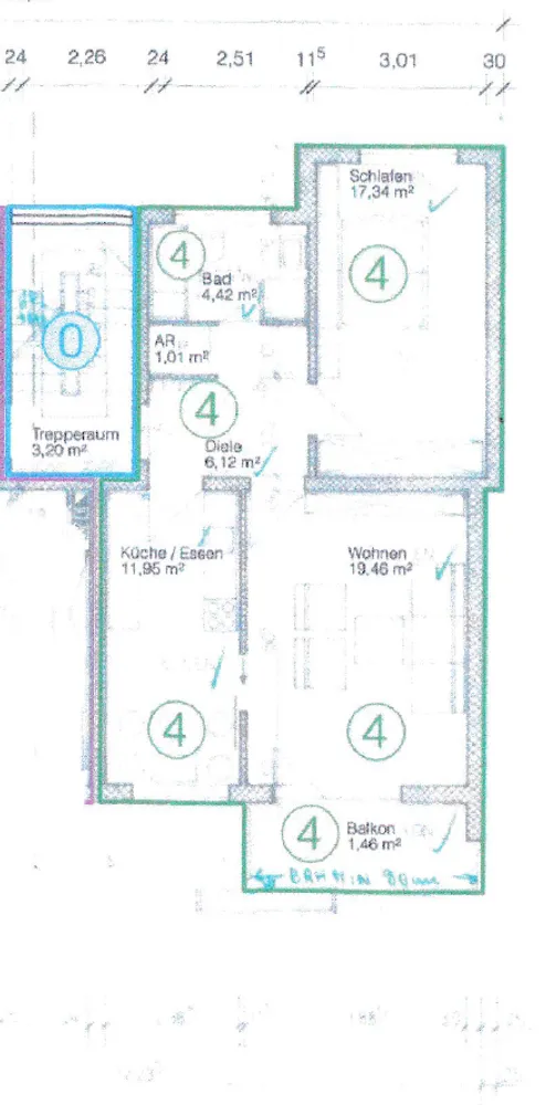 2 Zimmer Wohnung mit 62 m² in Fürth – Bild 3