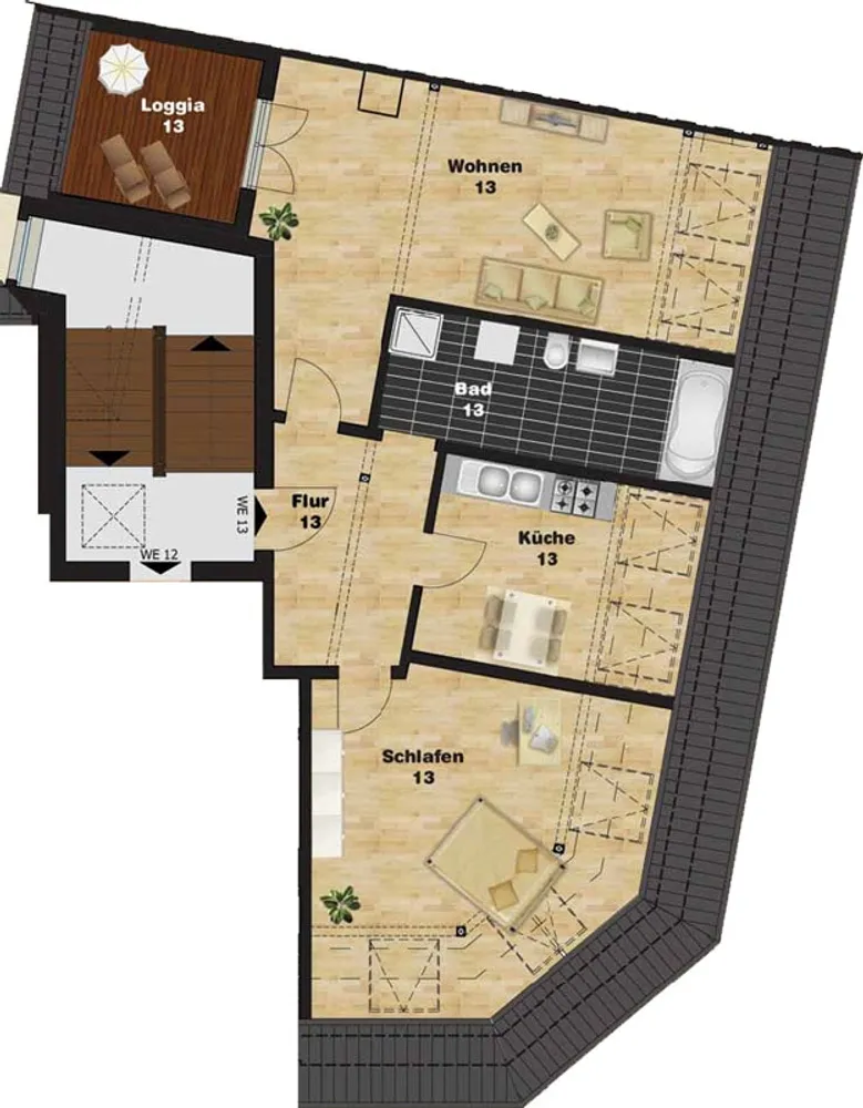 2 Zimmer Wohnung mit 86 m² in Leipzig – Bild 8