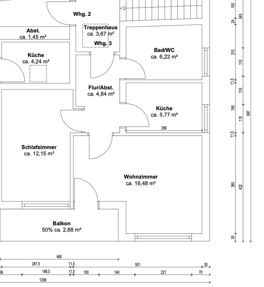 2 Zimmer Wohnung mit 38 m² in Fürth – Bild 5