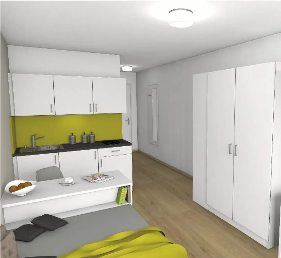 1 Zimmer Wohnung mit 27 m² in Aalen – Bild 3