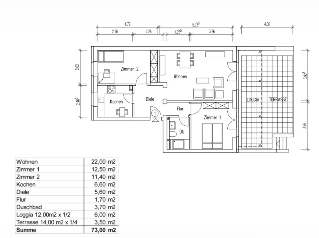 3 Zimmer Wohnung mit 73 m² in Köln – Bild 6