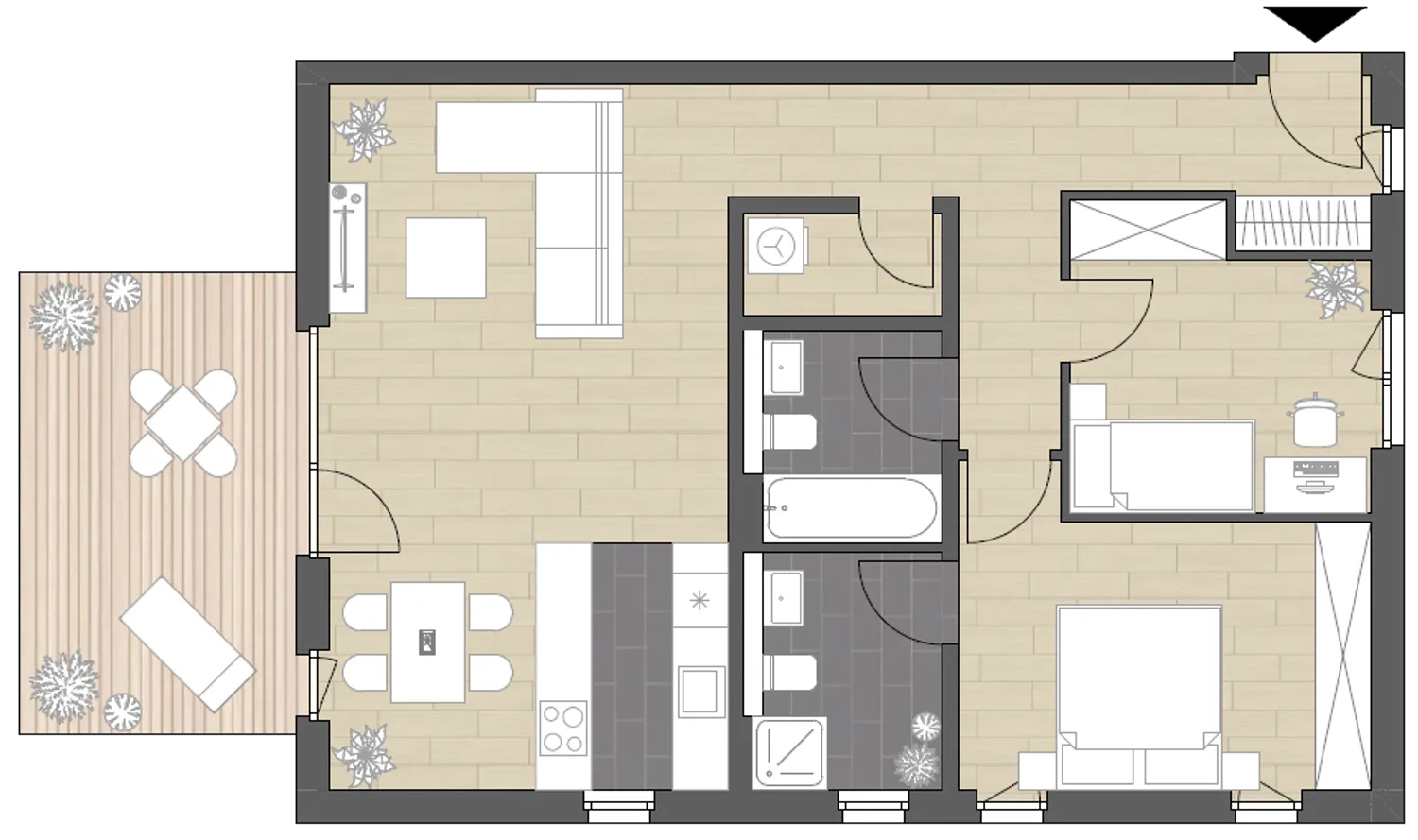 3 Zimmer Wohnung mit 90 m² in Bad Kreuznach – Bild 3