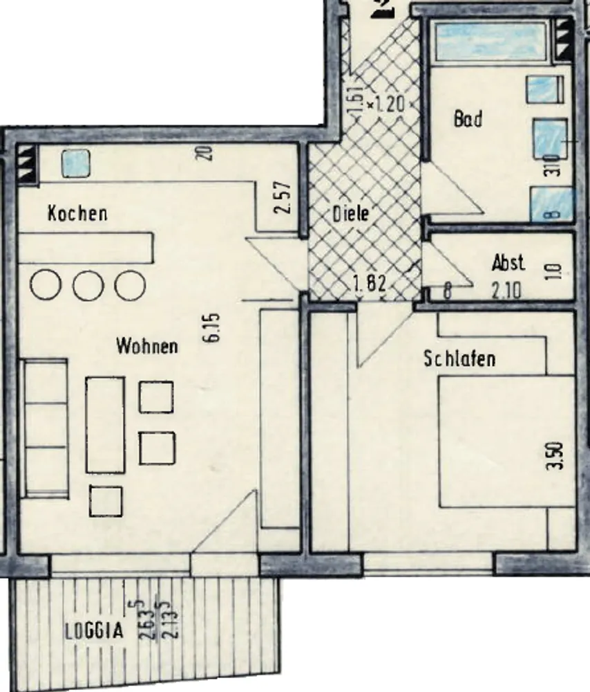 2 Zimmer Wohnung mit 54 m² in Wesel – Bild 7