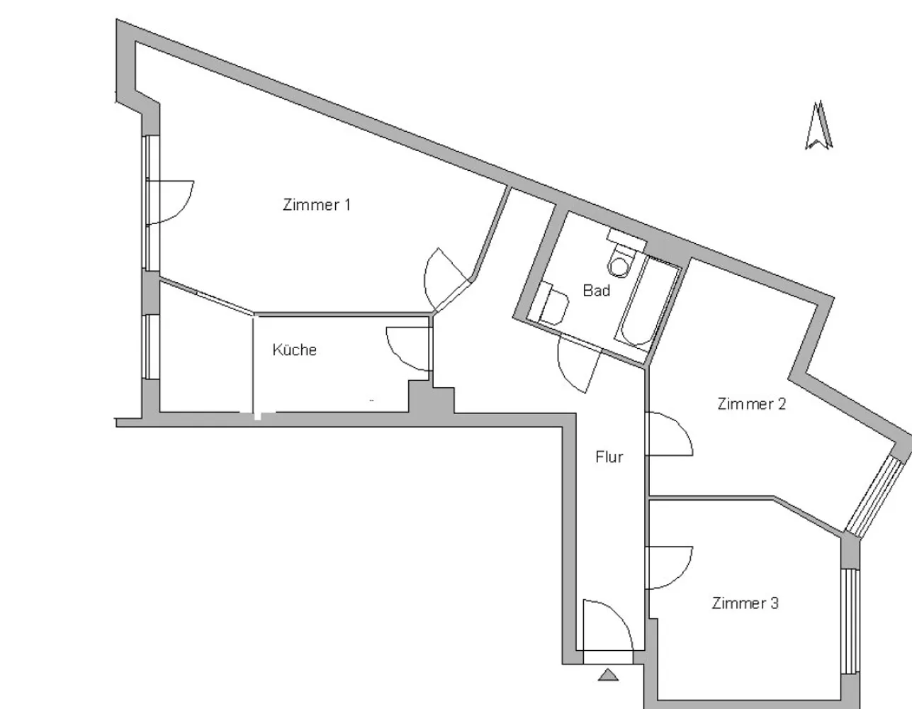 3 Zimmer Wohnung mit 78 m² in Berlin – Bild 2