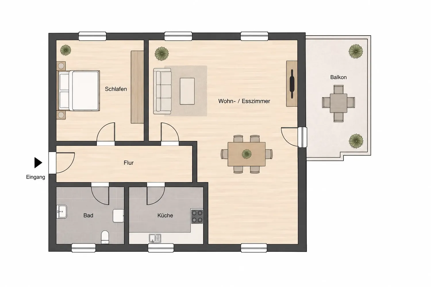 3 Zimmer Wohnung mit 79 m² in Mülheim an der Ruhr – Bild 2