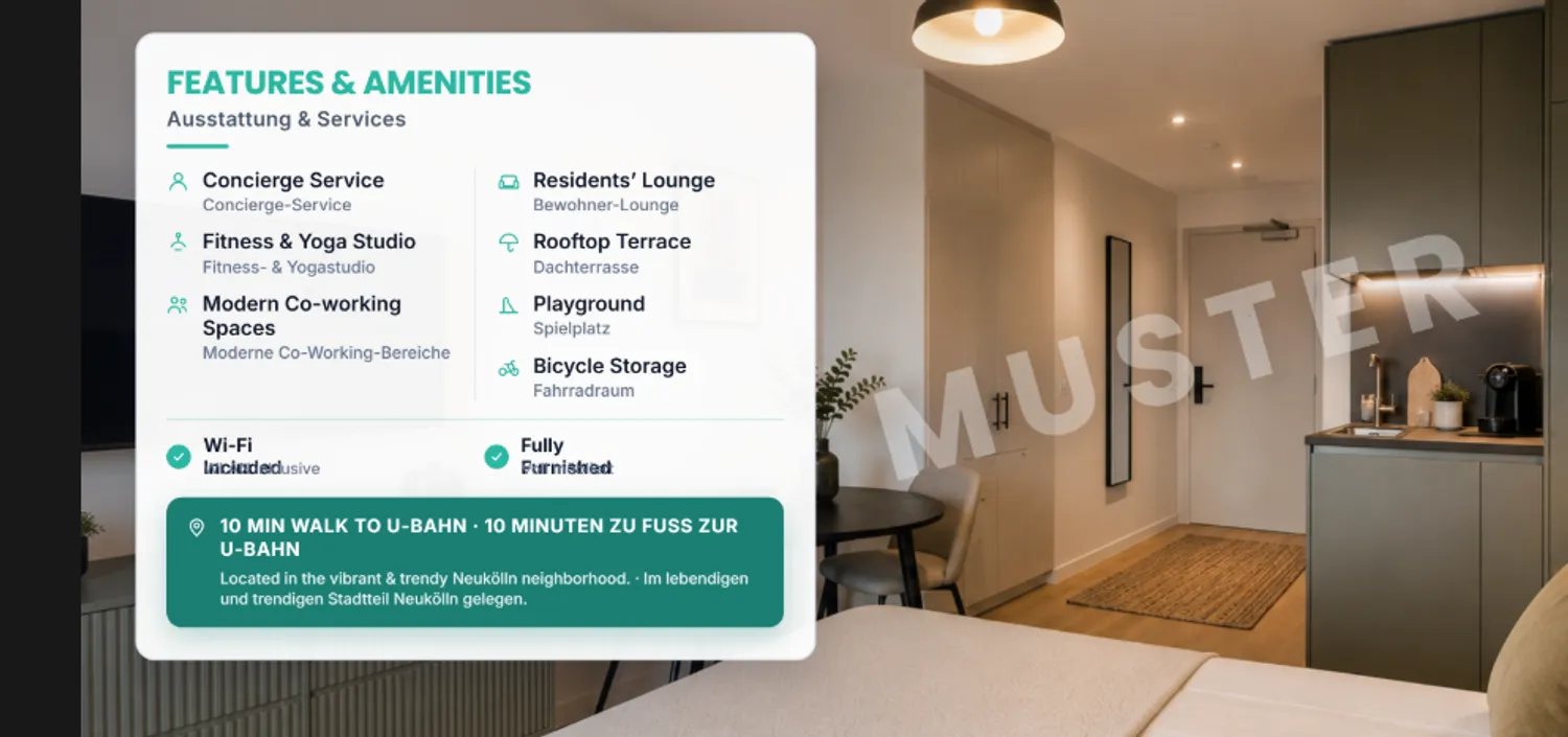 1 Zimmer Wohnung mit 46 m² in Berlin – Bild 3