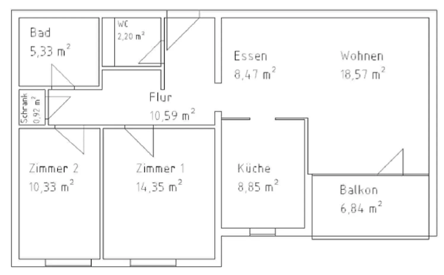 1 Zimmer Wohnung mit 14 m² in Köln – Bild 1